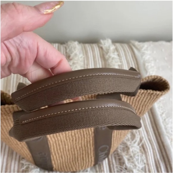 Chloe Mifuko Raffia tote - Picture 3 of 9